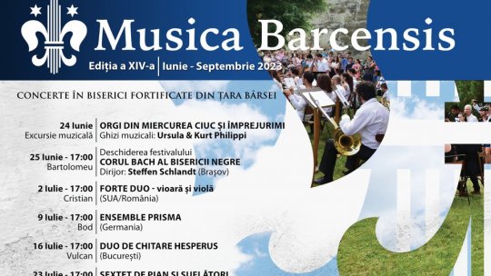 Festivalul Musica Barcensis va începe cu o excursie muzicală