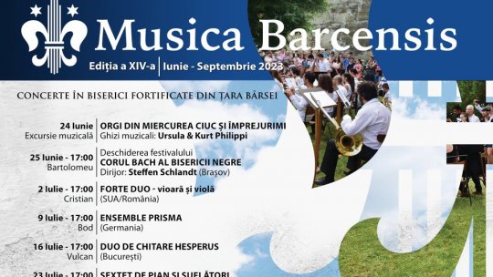 Începe Festivalul Musica Barcensis!