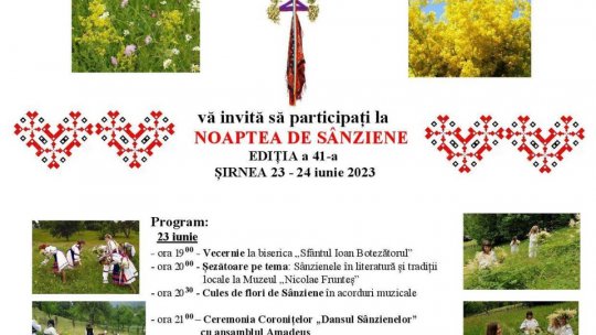 Noaptea magică de Sânziene, sărbătorită la Şirnea