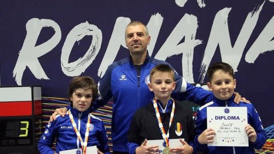 Ilarian Mihai de la Kids Tâmpa Brașov, campion național la spadă masculin U9