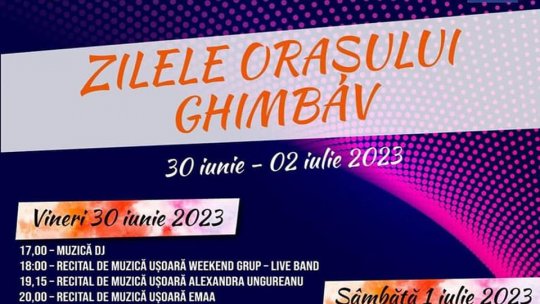 Show aviatic și concerte, în weekend, la Zilele Ghimbavului