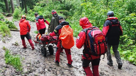 Intervenție dificilă a salvamontiștilor în Munții Bucegi