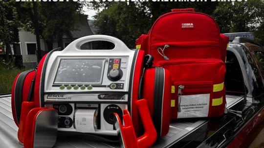 Defibrilator modern pentru salvamontiștii brașoveni