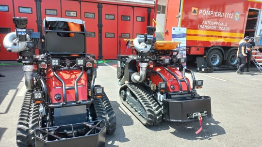 Patru roboți în sprijinul ISU Brașov, de astăzi