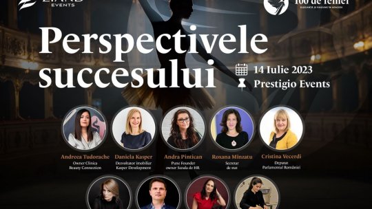 "Perspectivele succesului" în antreprenoriat, pentru doamne