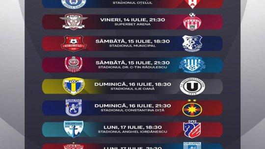 Începe Superliga de fotbal, sezonul 2023-2024