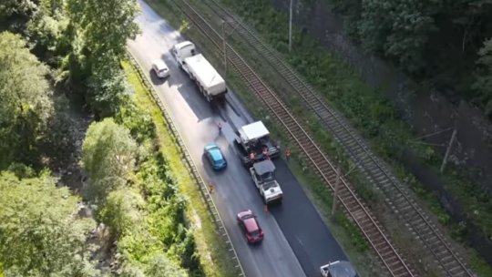 Drumarii vor lucra şi pe timpul nopţii pe drumul dintre Brașov și Predeal