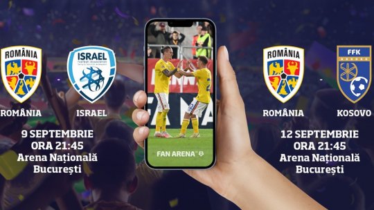 Au fost puse în vânzare biletele pentru meciurile naționalei cu Israel și Kosovo