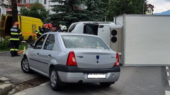 Accident rutier la Predeal. Trafic îngreunat pe DN1