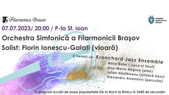 De la Bach la Dinicu, în 3600 de secunde, vineri seară, în Piața Sf. Ioan