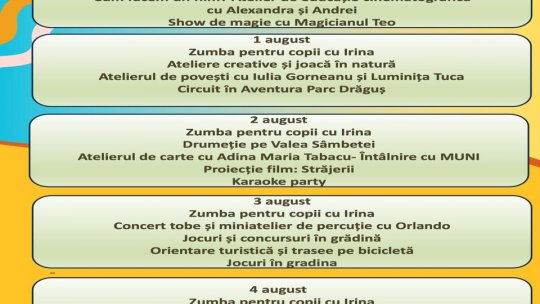 "Iulie în grădină", la Viștea de Sus