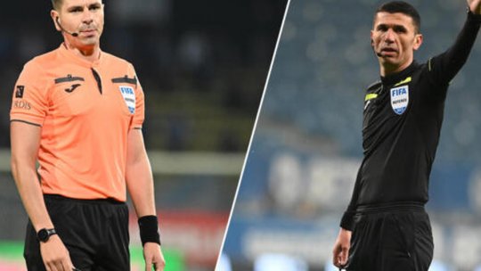 Două jocuri din manșa retur UEFA Conference League vor avea brigăzi de arbitri din România