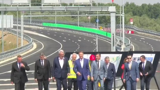 S-a deschis cel mai mare pod peste Dunăre, așa numitul Golden Gate de la Brăila