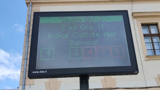 Indicii de poluare a aerului din municipiul Brașov înregistrază valori în scădere, spun autoritățile