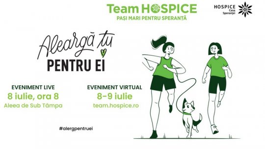 Sâmbătă vor alerga pentru Ei, pacienții HOSPICE Casa Speranței!