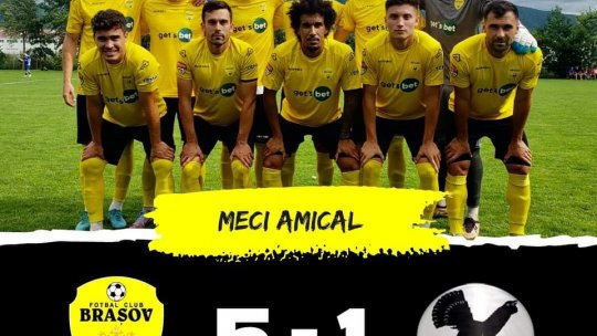 FC Brașov a reluat șirul victoriilor în partidele de verificare