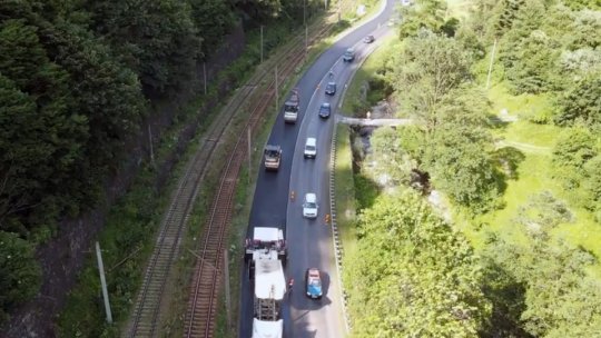 S-au încheiat lucrările de asfaltare pe DN 1, între Brașov și Predeal