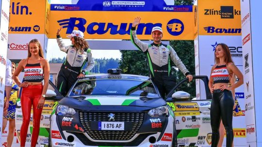 Norbert și Francesca Maior, lideri în clasamentul juniorilor din Campionatul European de Raliuri