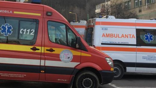 Ambulanță implicată în accident, azi noapte, la Brașov