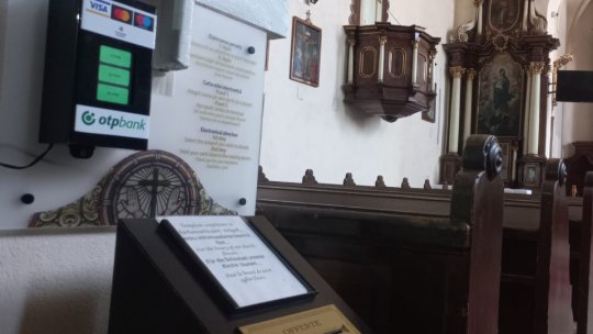 Cutia milei și în format electronic, la o biserică din Brașov