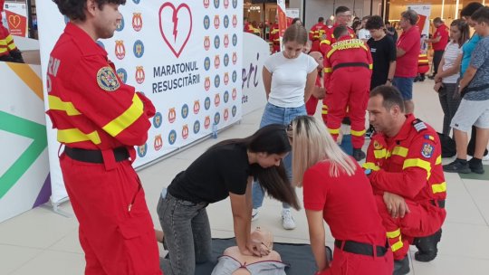 Maratonul Resuscitării continuă, la mall-ul din Tractorul