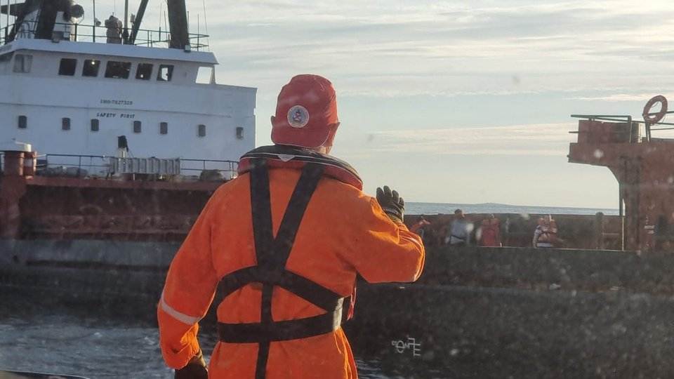 Explozie la bordul unei nave în zona Sulina