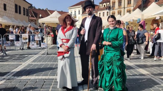 George Barițiu și Maria Baiulescu au fost prezenți în Piața Sfatului