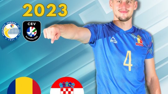 Volei masculin: România - Croaţia, în optimile Campionatului European