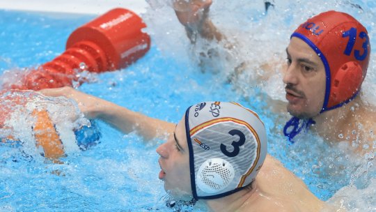 Naţionala masculină de polo a României, învinsă de reprezentativa Spaniei