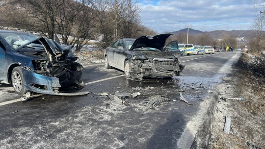 ACCIDENT! Trafic rutier blocat pe DN73A, între localitățile Râșnov și Predeal