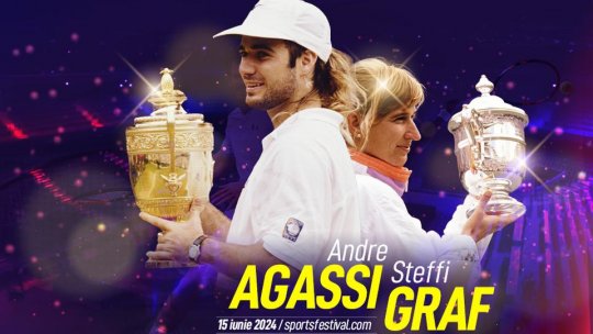Andre Agassi şi Steffi Graf, pentru prima dată în România, la Sports Festival