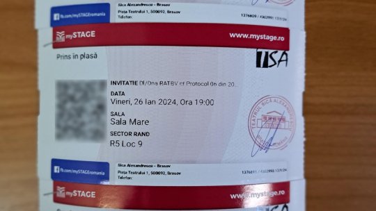 Invitații gratuite la teatru, pentru cei care îşi fac abonamente RATBV