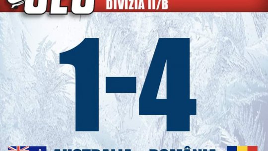 Națională de hochei a României sub 20 de ani își continuă parcursul perfect la Campionatul Mondial