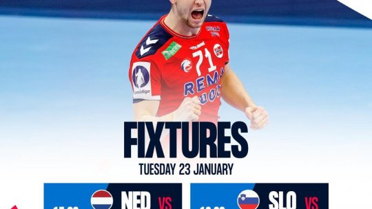 Se știu primele trei echipe calificate în semifinalele Campionatului European de handbal masculin din Germania