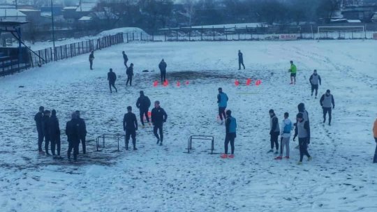 Olimpic Zărnești, la primul antrenament din noul an
