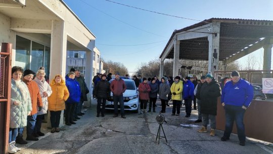 Protest la Fabrica de Pulberi Făgăraş