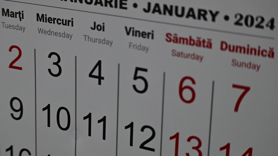 În 2024 angajaţii vor avea în total 17 zile libere legale