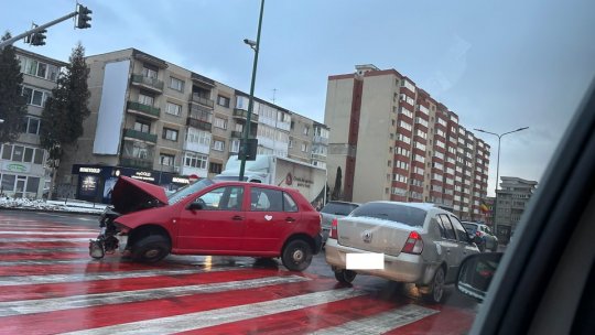 Accident pe Calea București, marți dimineață