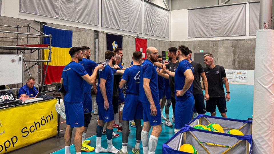 Volei masculin: Corona Brașov, meci dificil în Elveția. Lică: "Vrem să ajungem cât mai departe în Liga Campionilor"