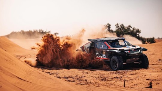 Sebastien Loeb a câştigat etapa a treia a Raliului Marocului, la bordul unei Dacia Sandrider