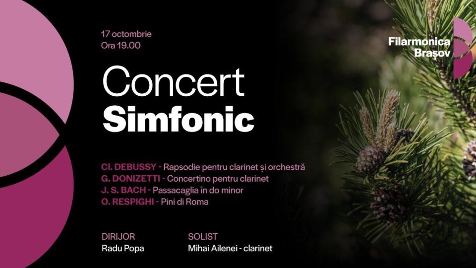 „Pinii din Roma”, joi seară, la Filarmonica Brașov