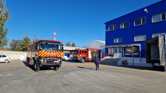 Incendiu la Ghimbav