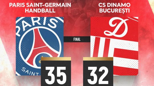 Handbal masculin: Dinamo Bucureşti învinsă de PSG în Liga Campionilor