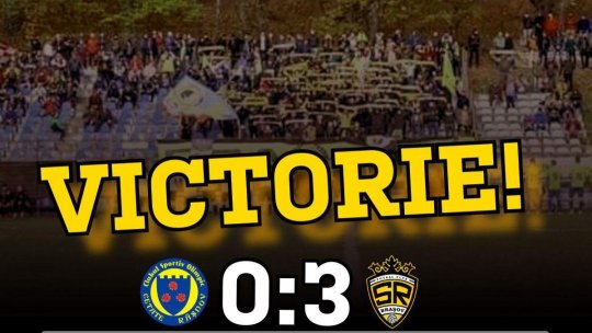 Fotbal: SR Brașov își continuă forma bună în liga a treia de fotbal