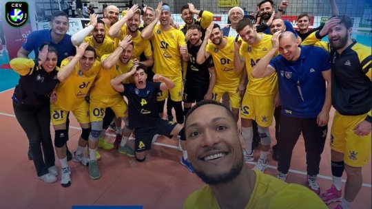 Volei masculin: Corona Brașov, victorie în Elveția, în Liga Campionilor