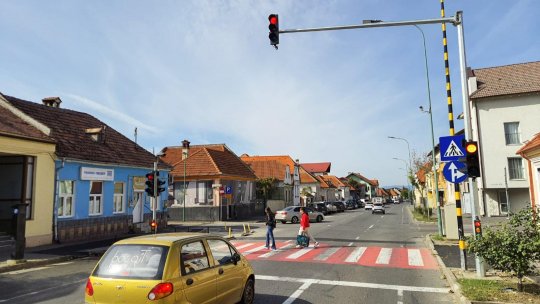 Primele semafoare de la trecerile de pietoni au fost pornite