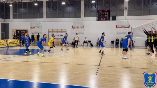Volei masculin: Corona a câștigat meciul din deplasare cu Știința București