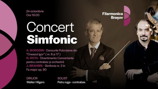 Concert special la Filarmonica Brașov, joi