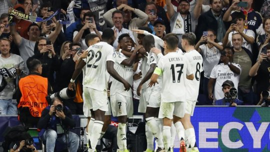 Fotbal: Revenire pentru Real Madrid şi victorie cu 5-2 în faţa Borussiei Dortmund, în Liga Campionilor