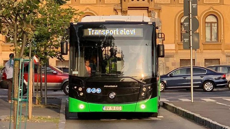 Autobuzele Transport Elevi nu vor circula săptămâna viitoare